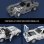 Mega Hot Wheels Brick Shop Elite Corvette Grand Sport 1/16 918 peças