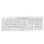 Clavier Contour Design STREAM mécanique filaire USB AZERTY blanc