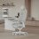 Cadeira Gaming Fractal Design Refine 2 Mesh Light Cinzento Base Alumínio Branco