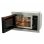 Microondas Teka 25 Litros 900W con Grill 1000W 5 niveles Integrable Negro/Acero