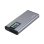 Caixa externa CoolBox miniChase M.2 Alumínio Cinzento USB 3.2 Gen 2 com ecrã LCD