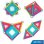 Geomag Ecofriendly Glitter Set Magnético 22 Peças