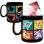 Taza Térmica Eevee Cambia De Color Pokémon Cerámica 460 Mls