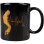 Taza Negra Michael Jackson Cerámica 350 Mls
