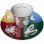 Set Harry Potter Taza Espejo Y Plato Cuatro Casas Hogwarts 300 Mls