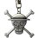 Llavero 3d Calavera Tripulación Sombrero De Paja One Piece Metal