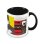 Taza Batman El Cruzado De La Capa Colores Dc Cerámica 320 Mls