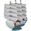Figura Barco Moby Dick Grand Ship Collection One Piece Kit De Construcción 15 Cms