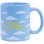 Taza Cielo Los Simpsons Cerámica 325 Mls