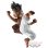 Figura Uub Dragon Ball Z Match Makers Vs. Goku 8 Cms