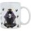 Taza Nevermore Wednesday Cerámica 325 Mls