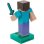 Figura Solar Steve Minecraft 12 Cms