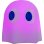 Lámpara Mood Light 3d Fantasma Pac-man 10 Cms
