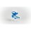 Figura Pitufo Con Cartel "keep On Smurfin"  5,5 Cms