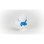 Figura Pitufo Con Cartel "keep On Smurfin"  5,5 Cms