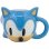 Taza 3d Cabeza De Sonic The Hedgehog Cerámica 400 Mls
