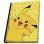 Caja Regalo Pokémon Charizard Vs Pikachu Taza Térmica Cerámica 460 Mls + Cuaderno Pikachu + Vaso Cristal 400 Mls