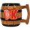 Taza 3d Barril Donkey Kong Nintendo Cerámia 400 Mls