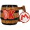 Taza 3d Barril Donkey Kong Nintendo Cerámia 400 Mls