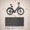 Bicicleta eléctrica HillMiles MileCity 1 26" Autonomía 100 km