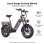 Bicicleta eléctrica fatbike HillMiles MileLink 1 48V 18Ah hasta 120 km