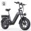 Bicicleta Eléctrica HillMiles MileLink 1 Fatbike 250W hasta 130 km