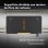 Mesa Gaming Sense7 Vamo 140x70 cm Acero y MDF con accesorios integrados