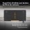Mesa Gaming Sense7 Vamo 100x50 cm Acero y textura fibra carbono negra