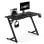 Mesa Gaming Sense7 Vamo 120x60 cm Acero y MDF con soporte y gancho
