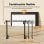 Estructura de Escritorio Elevable Eléctrica Sense7 NOJO Light Negro