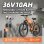 Bicicleta eletrica Aairsk Q7 750W 36V 10Ah