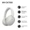 Auriculares Sony WH-CH735NW sem fios Bluetooth com Cancelamento de Ruído e chamadas IA branco