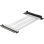 Cabo elevador Corsair Premium PCIe 5.0 x16 branco 17,5 cm