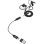 Auricolari Sharkoon Stealthbite con cavo jack 3,5 mm, microfono rimovibile, nero