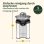 Presse-agrumes Cuisinart CCJ210E Électrique 100W Acier Inoxydable