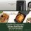 Friggitrice ad Aria Cuisinart AFS8OBLE 7,6L 2000W con 7 programmi touch