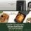 Freidora de aire Cuisinart AFS8OBLE 7,6 L 2000 W con revestimiento cerámico