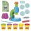 Juguete Play-Doh Microscopio luminoso con 5 plastilinas y 17 piezas