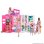 Barbie Puppenhaus Getaway House faltbar mit 4 Bereichen und Zubehor