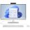 PC Tout-en-un HP 24-cr0034nf AMD Ryzen 5 8Go 512Go SSD Radeon 23.8" Windows 11 Home Blanc