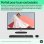 PC Tout-en-un HP 24-cr0034nf AMD Ryzen 5 8Go 512Go SSD Radeon 23.8" Windows 11 Home Blanc