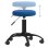 Silla de Oficina VidaXL 333178 Giratoria Azul Acolchada