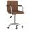 Chaise de bureau VidaxL reglage hauteur gaz Marron