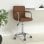 Chaise de bureau VidaxL reglage hauteur gaz Marron