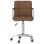 Chaise de bureau VidaxL reglage hauteur gaz Marron