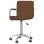 Chaise de bureau VidaxL reglage hauteur gaz Marron