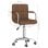 Chaise de bureau VidaxL reglage hauteur gaz Marron