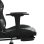 Silla Gaming VidaXL Cuero Sintético con Función de Masaje Negro