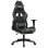 Silla Gaming VidaXL Cuero Sintético con Función de Masaje Negro