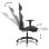 Silla Gaming VidaXL Cuero Sintético con Función de Masaje Negro